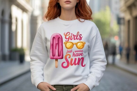 Girls Just Wanna Have Sun SVG PNG: Graphics & Freebies