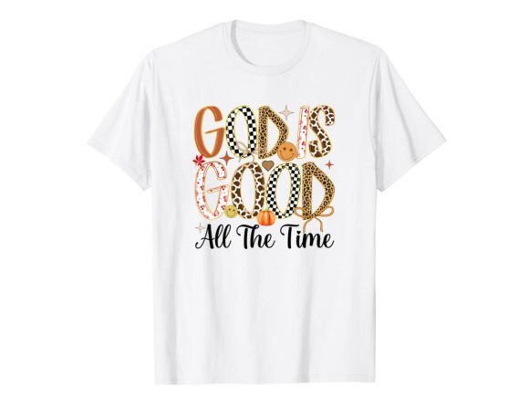God is Good Retro Fall T-Shirt Graphics & Freebies