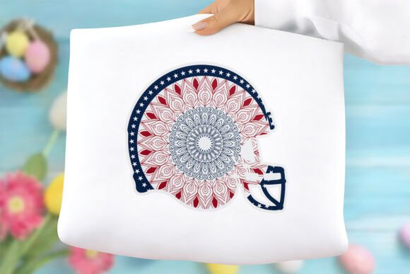 Patriotic Football Helmet Free PNG Graphics Review