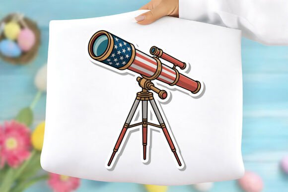 Patriotic Telescope PNG: A Designer's Review