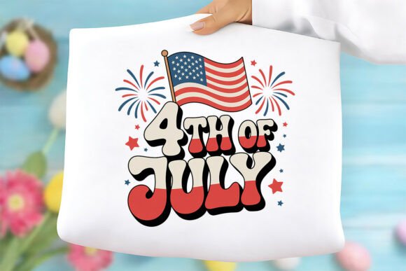 Retro 4th of July USA Flag PNG: Graphics & Freebies